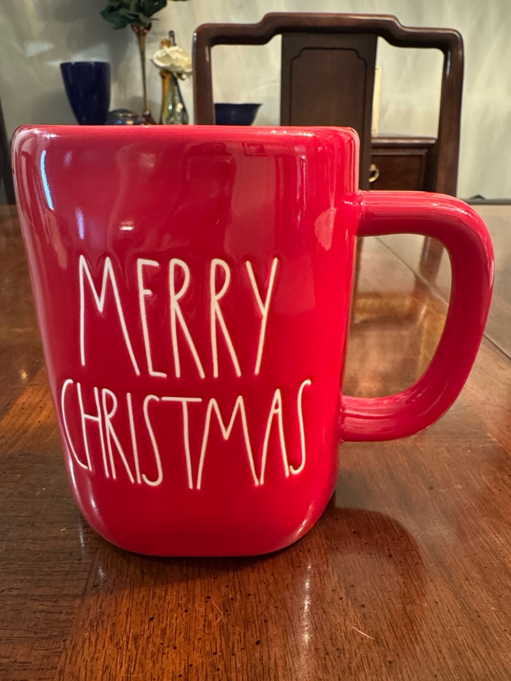 Rae Dunn Merry Christmas Coffee Tea Mug Cup New